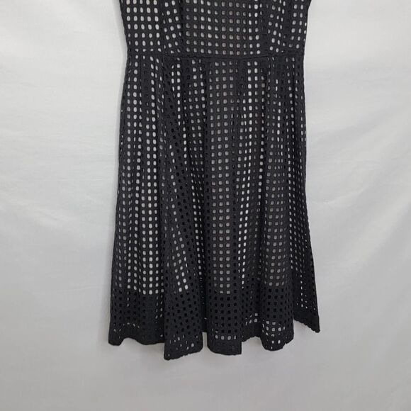 halogen fit and flare sleeveless dress with cutout details Double lined - Picture 8 of 14